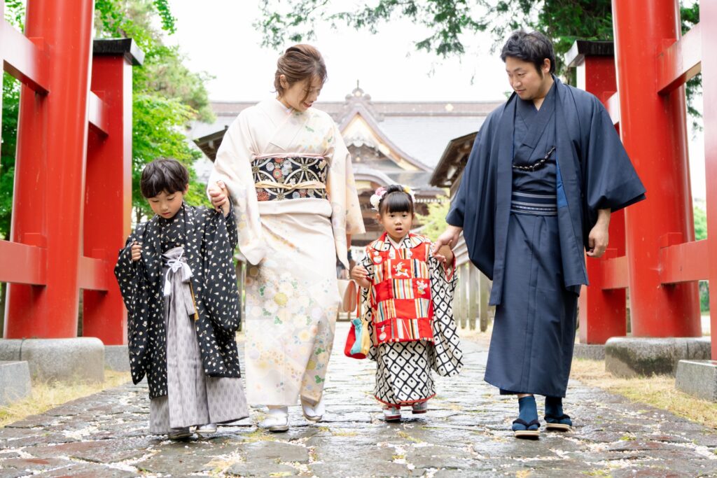 七五三 出張撮影 家族写真 イメージ